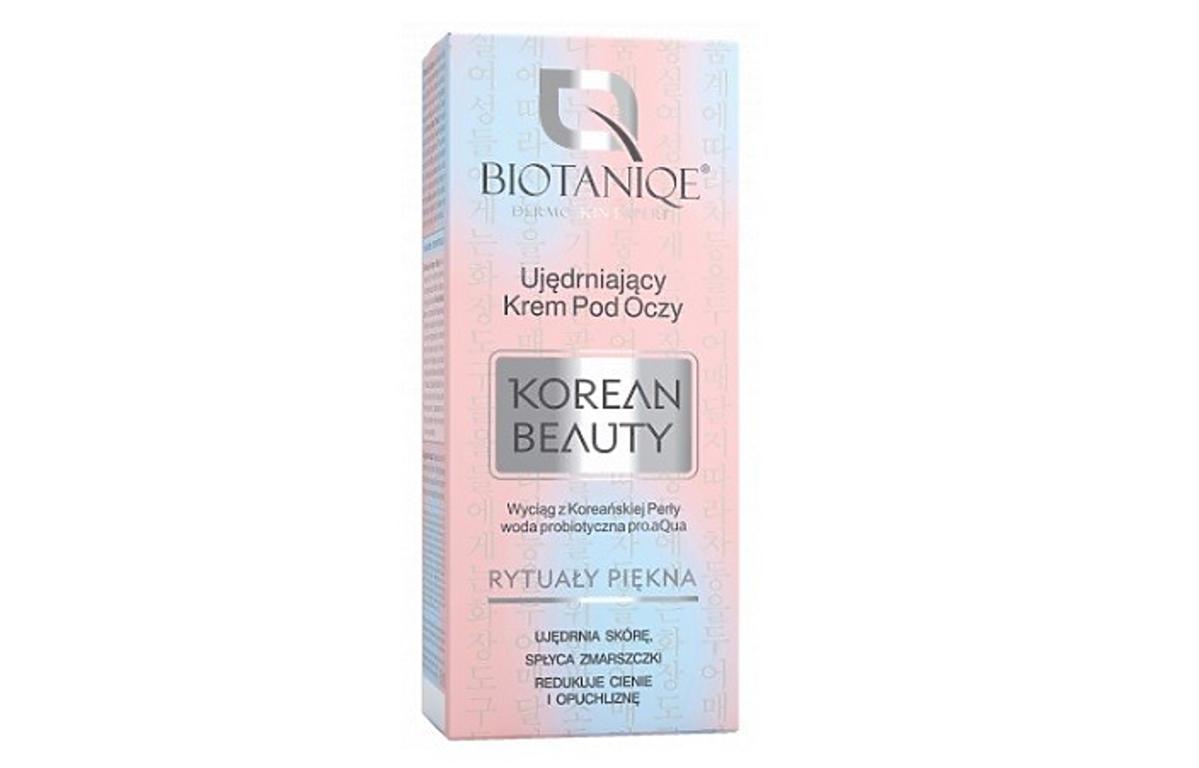 Biotaniqe, Korean Beauty, Ujędrniający krem pod oczy