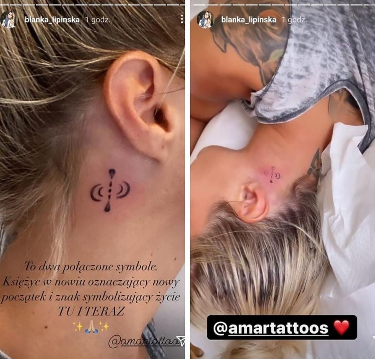 Blanka Lipińska pokazała nowy tatuaż