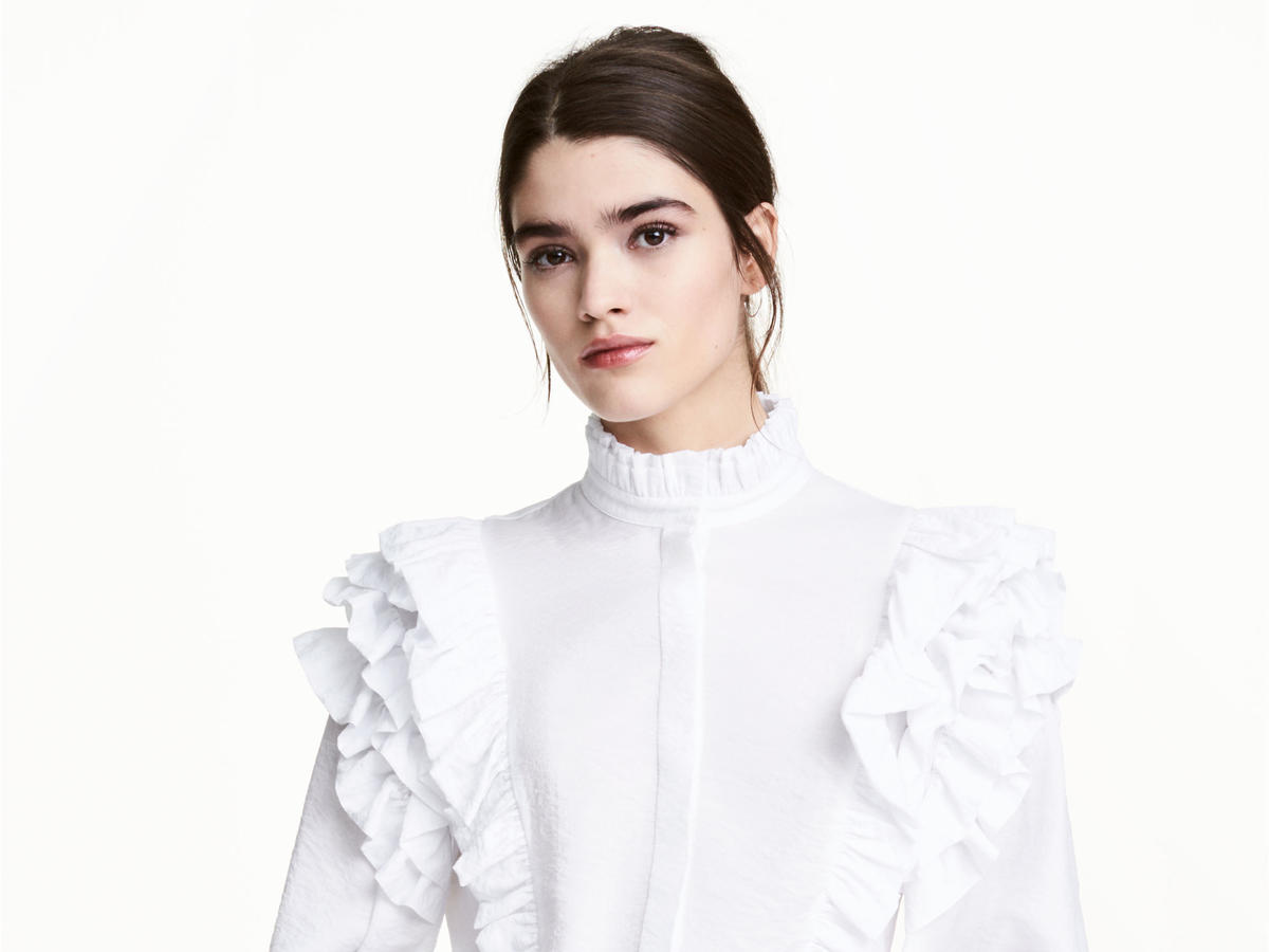 Bluzka z falbankami hitem z H&M/fot. hm.com