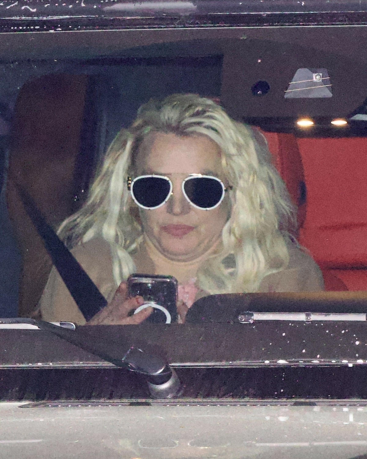Britney Spears w samochodzie