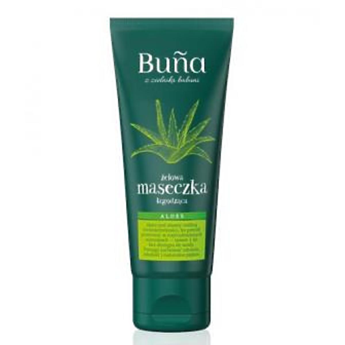 Buna, Aloes, Maseczka żelowa do twarzy łagodząca