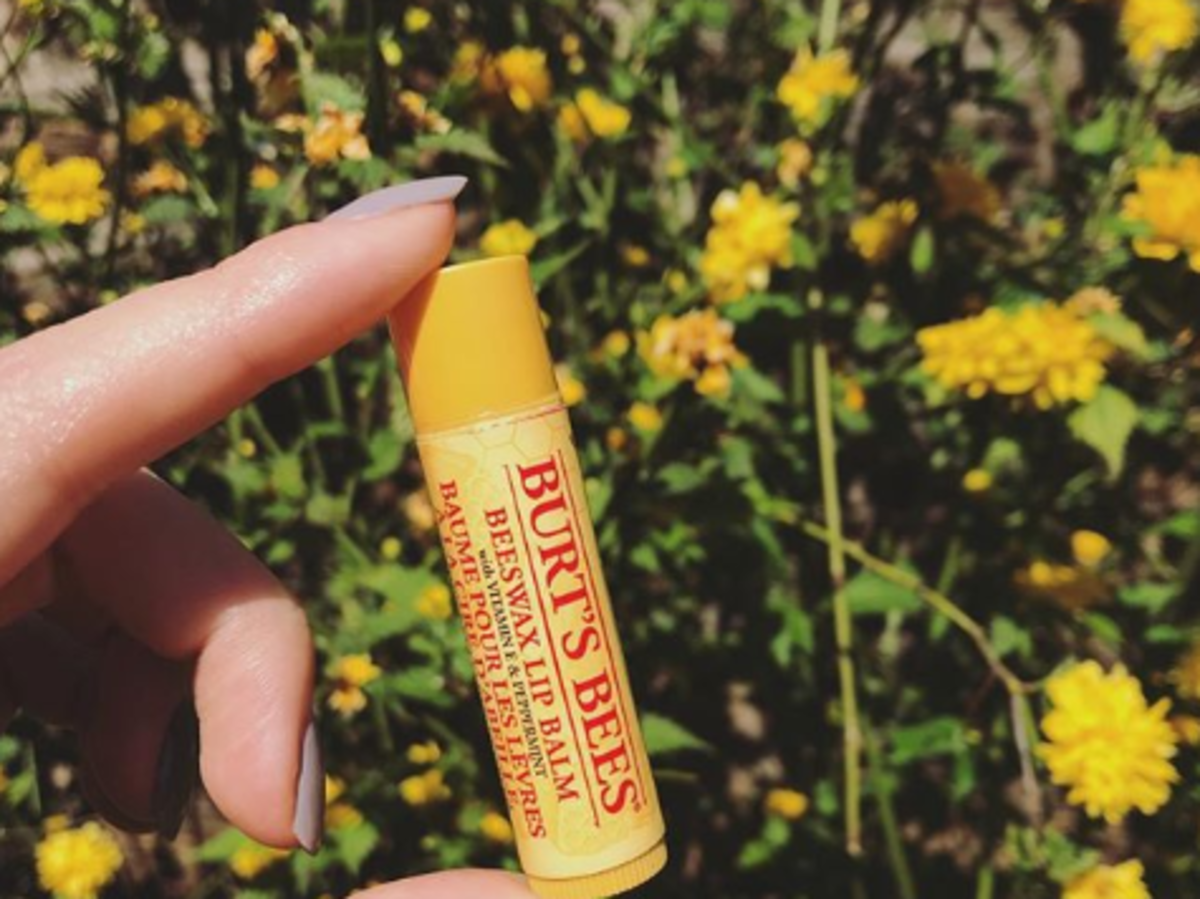 Burt's Bees, Beeswax Lip Balm na Instagramie