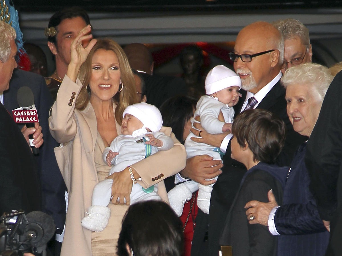Celine Dion i jej synowie