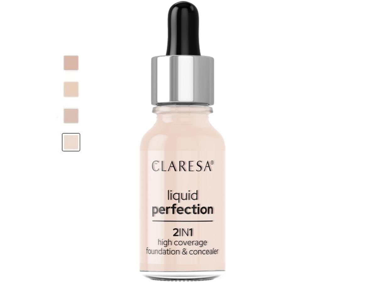 Claresa Make Up Liquid Perfection 2 in 1 High Coverage Foundation & Concealer 