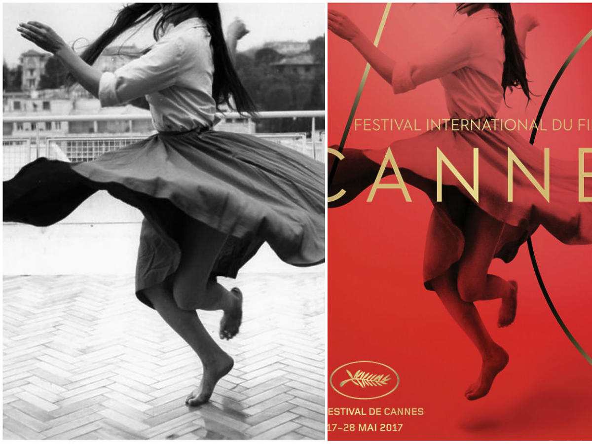 claudia cardinale cannes plakat retusz
