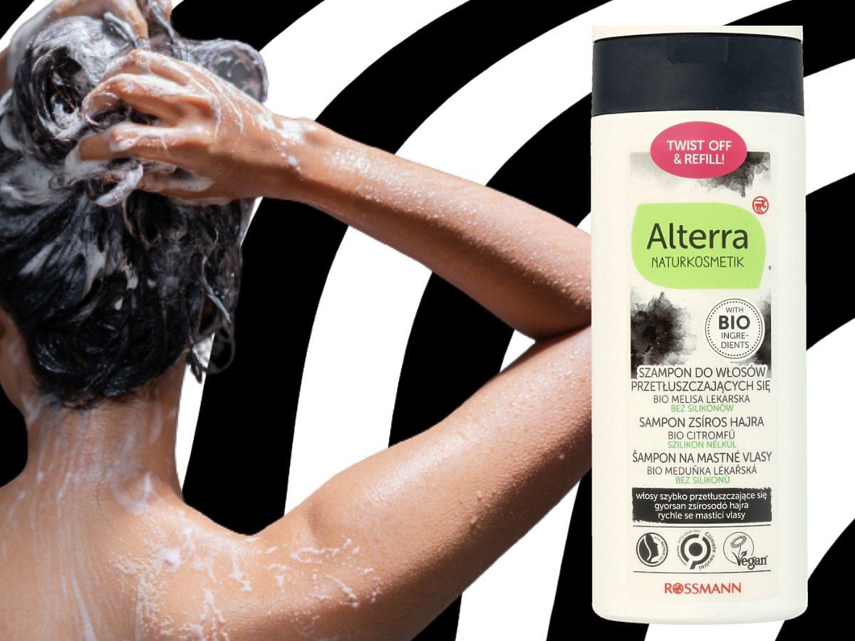 Czarny szampon Anti-fett Shampoo od Alterra