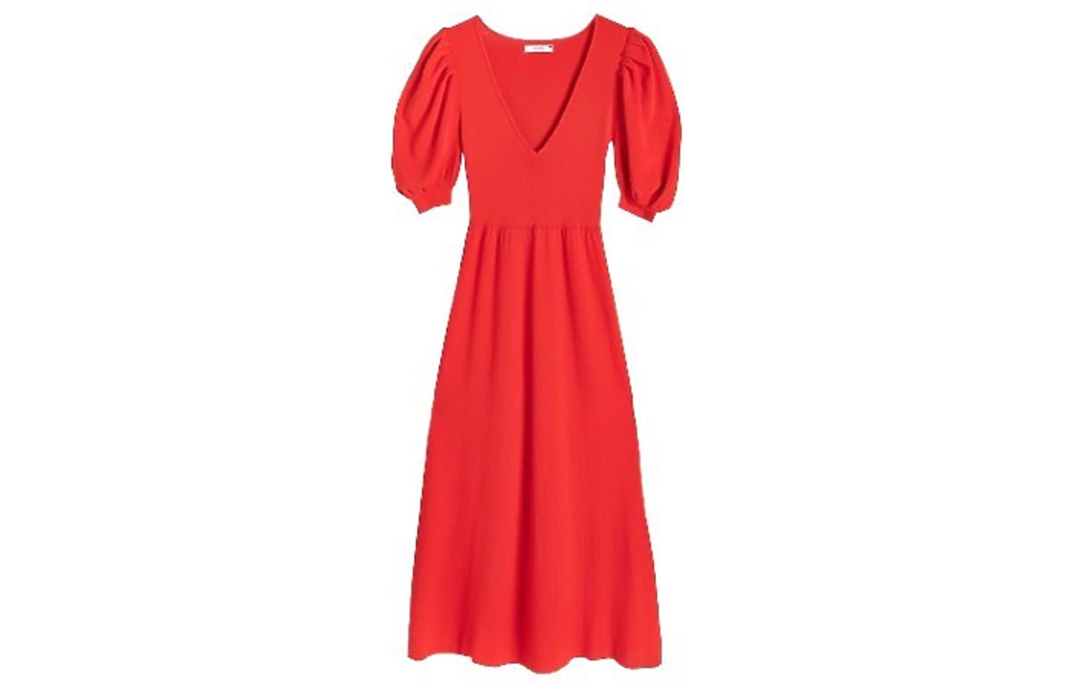 Czerwona sukienka mindi Reserved