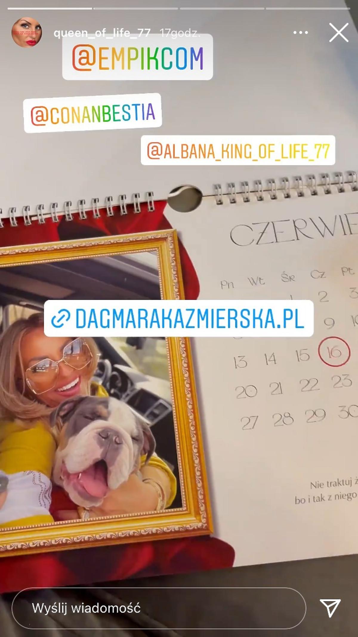 Dagmara Kaźmierska i album zdjęć