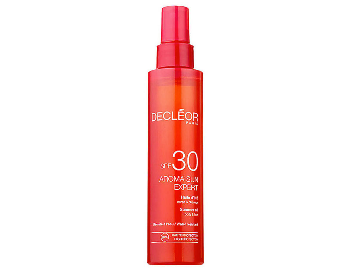 Decleor, Aroma Sun Expert, Summer Oil SF 30 (Olejek do opalania do ciała i włosów SPF 30)