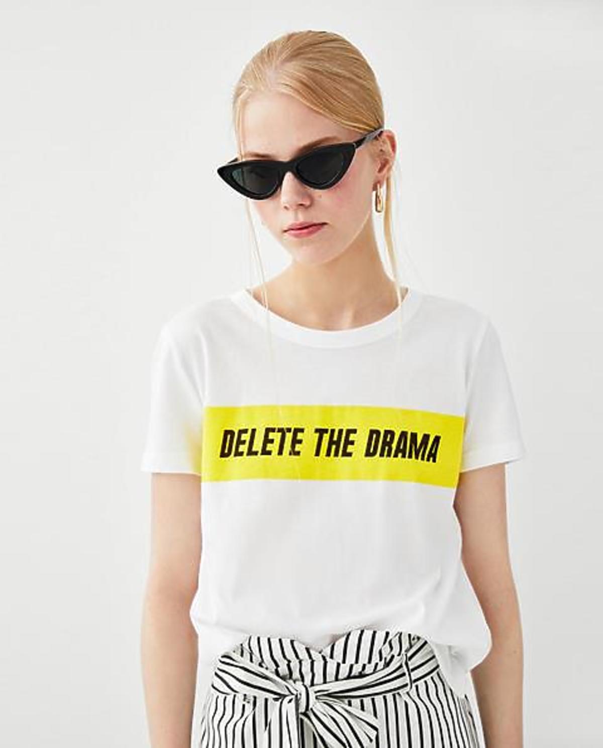 delete the drama t-shirt z zary