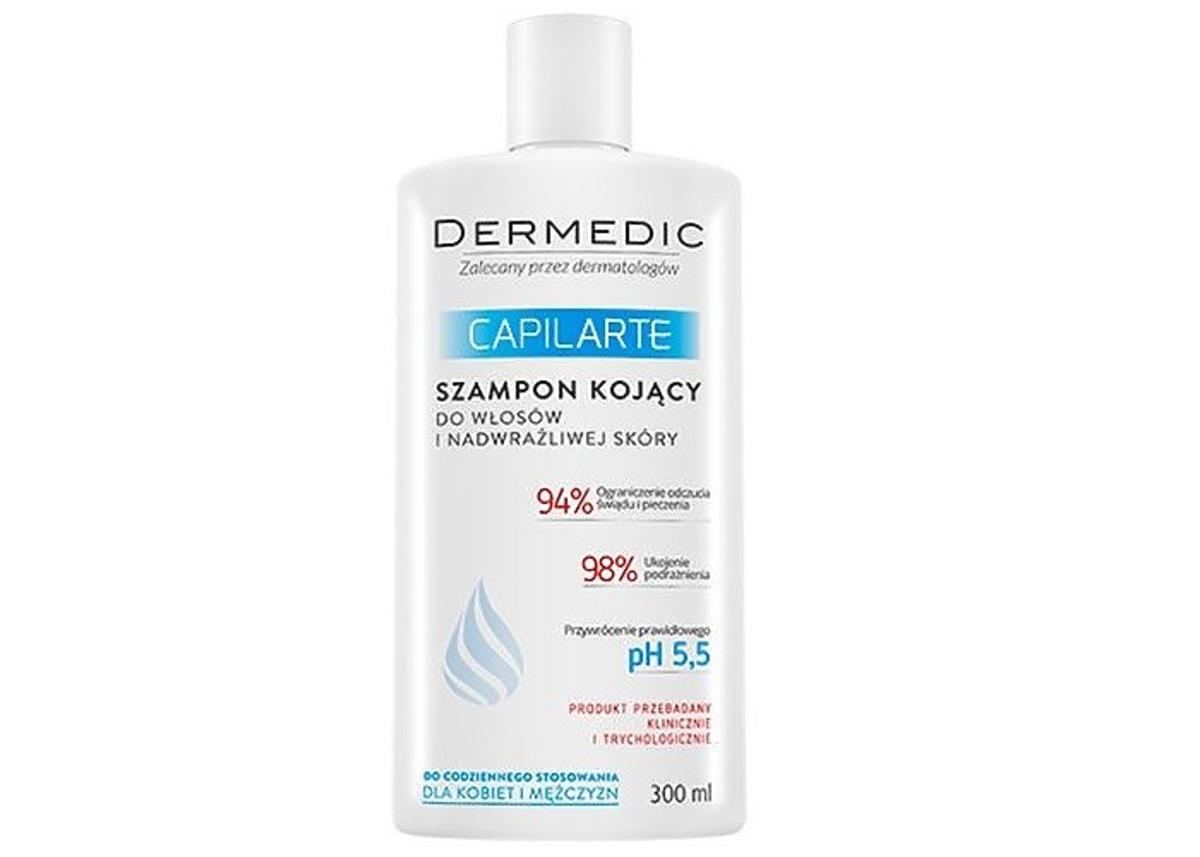 Dermedic Capilarte szampon bez sls kojący do włosów i nadwrażliwej skóry głowy