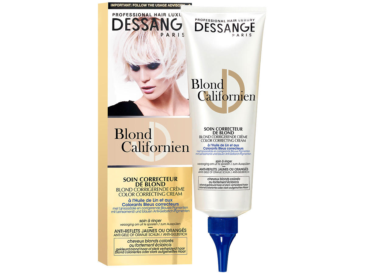 Dessange, Professional Hair Luxury, Blond Californien, Krem korygujący do włosów blond California Blonde System