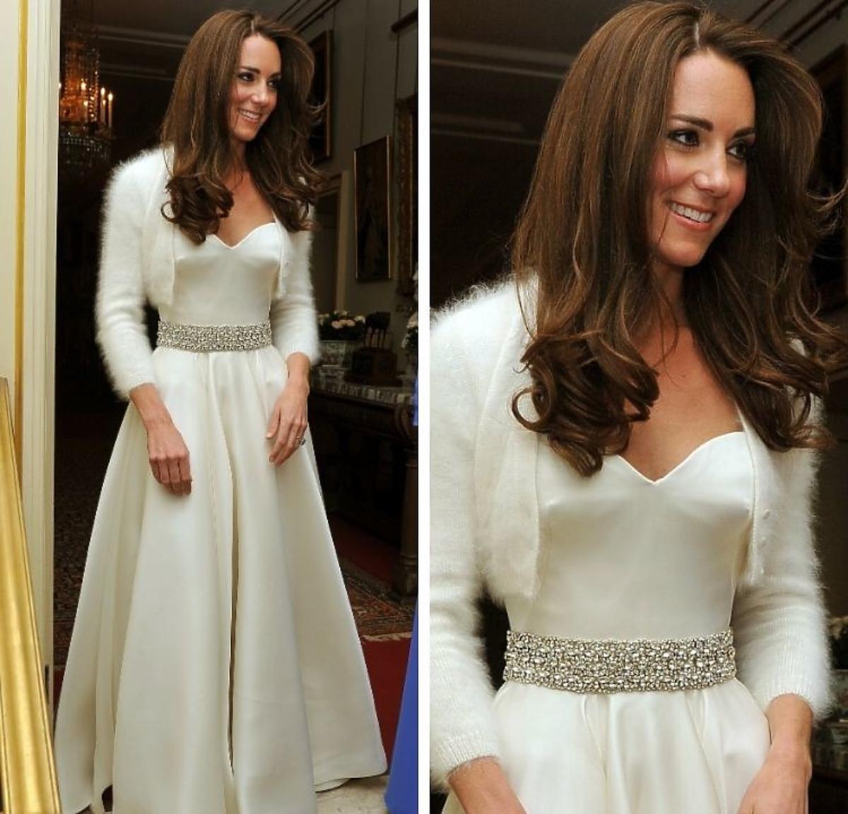 Druga suknia ślubna Kate
