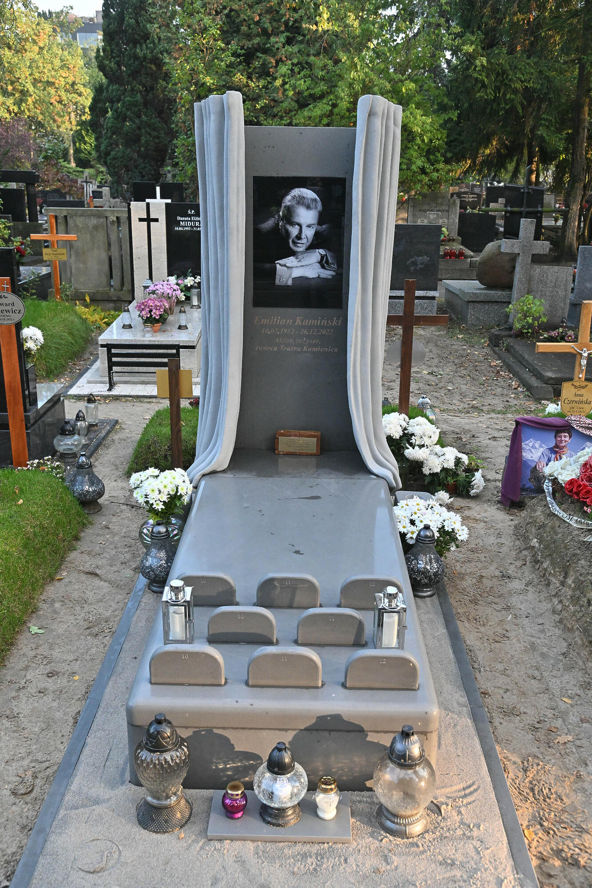 Emilian Kamiński - grób