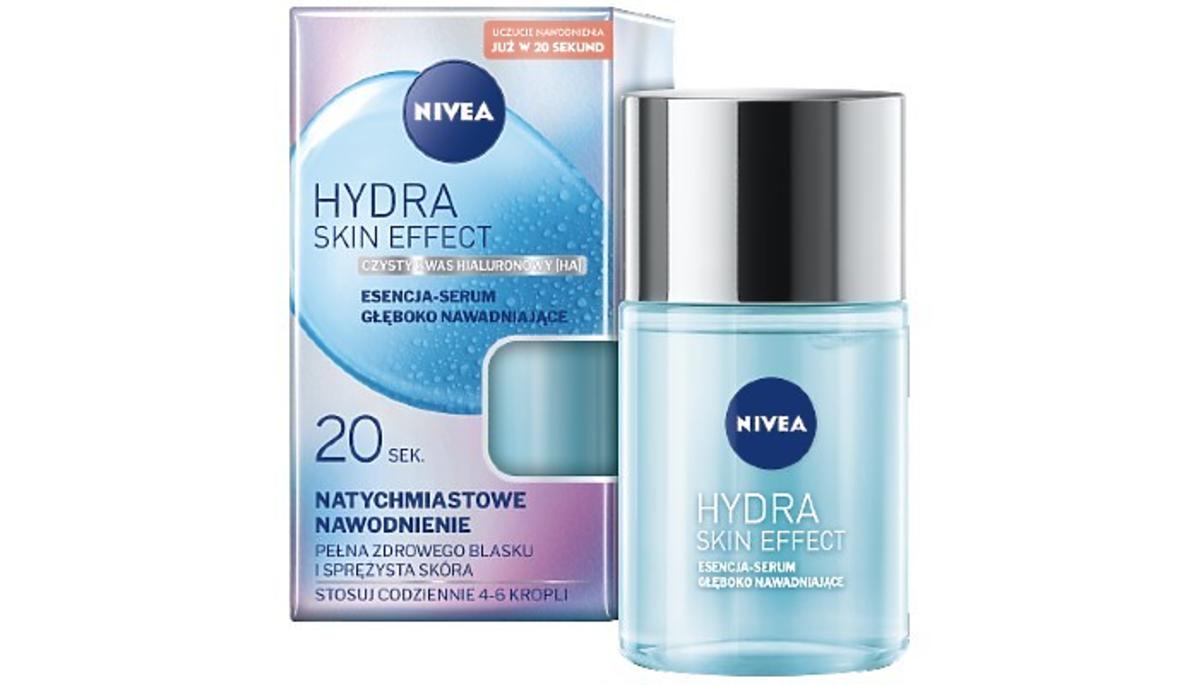 Esencja-serum głęboko nawadniające od Nivea z linii Hydra Skin Effect