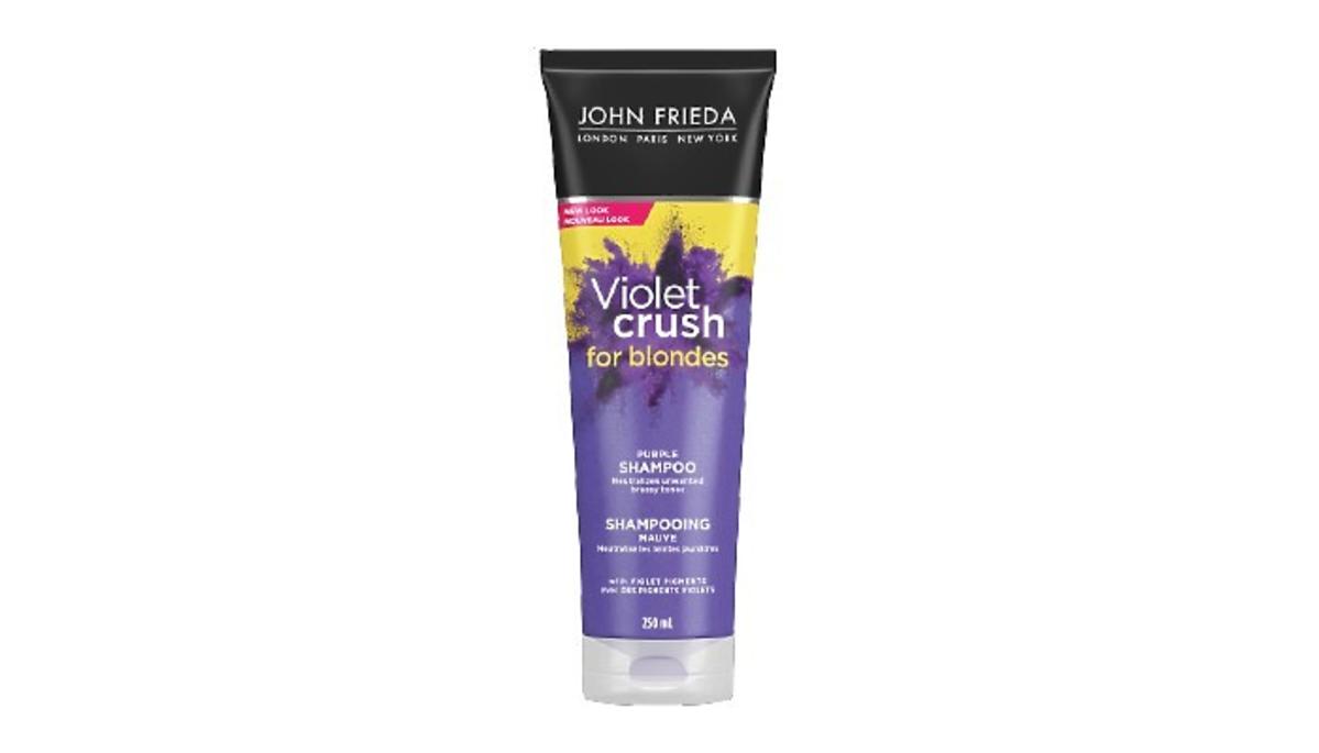 fioletowy szampon do włosów od John Frieda z serii Violet Crush