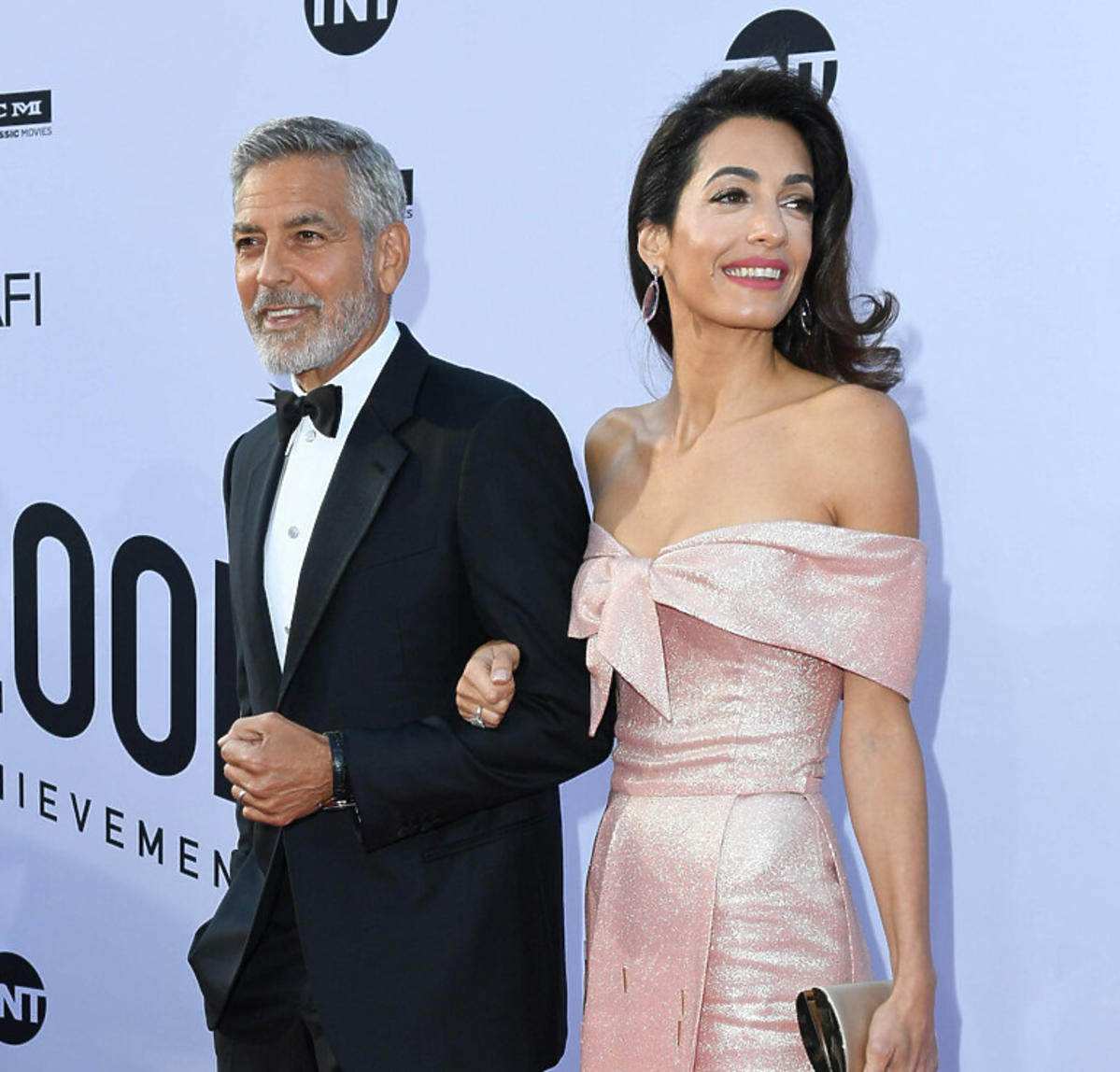 George Clooney z żoną