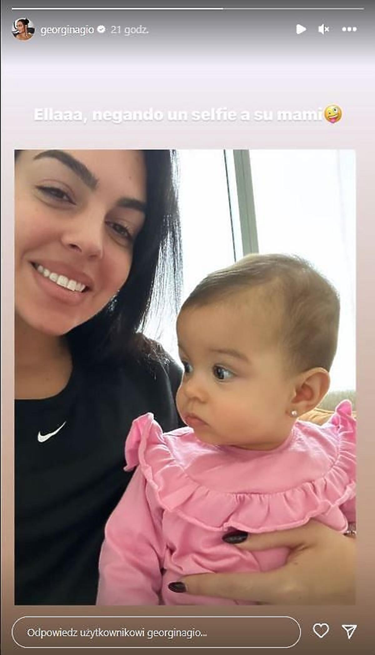 Georgina Rodriguez zabrała 8-miesięczną córkę do kosmetyczki