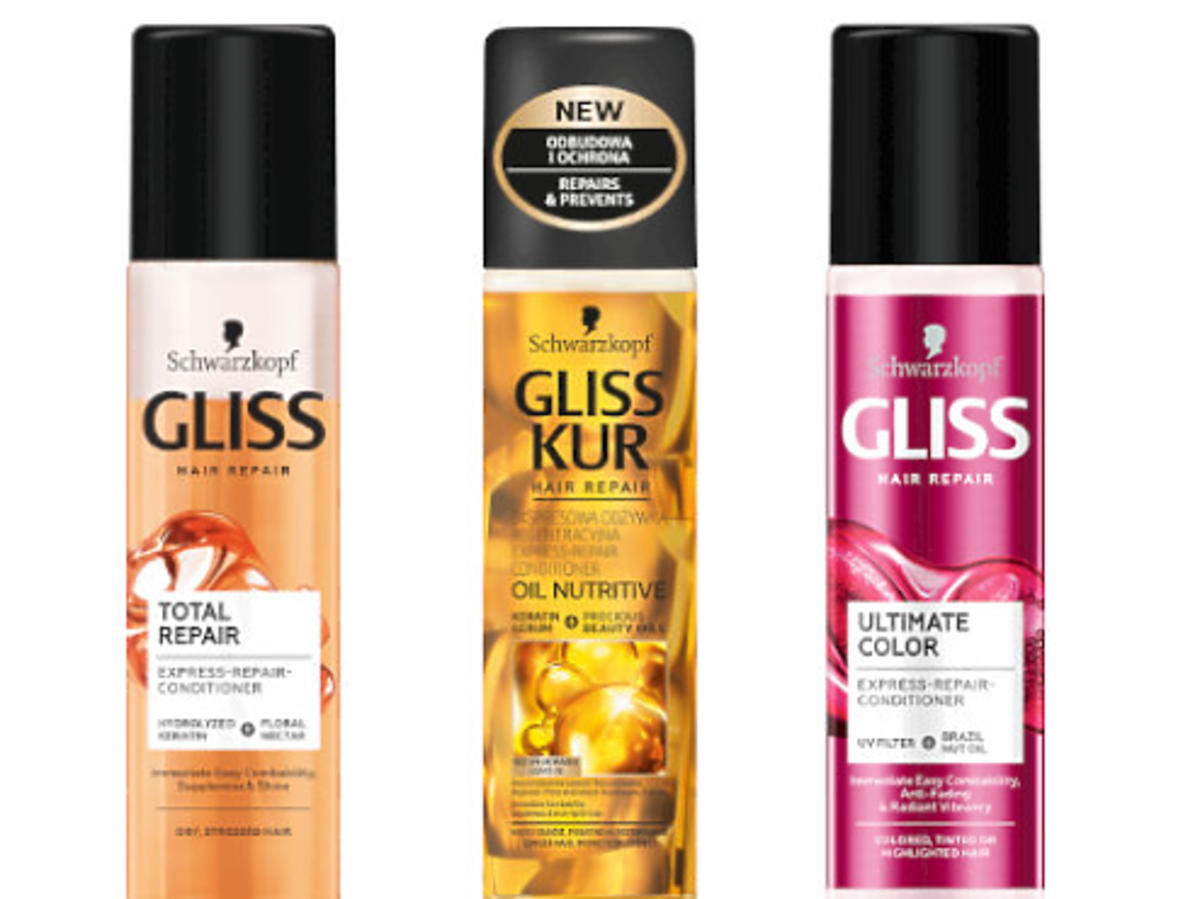 Gliss Kur - odżywka w sprayu z Rossmanna