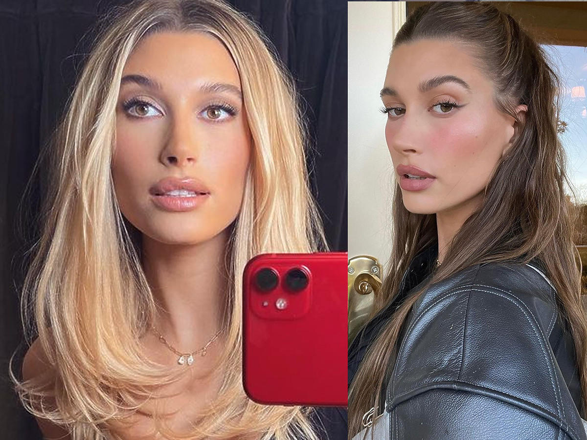 Hailey Bieber i "Hollywood Volume" dzięki serum do włosów