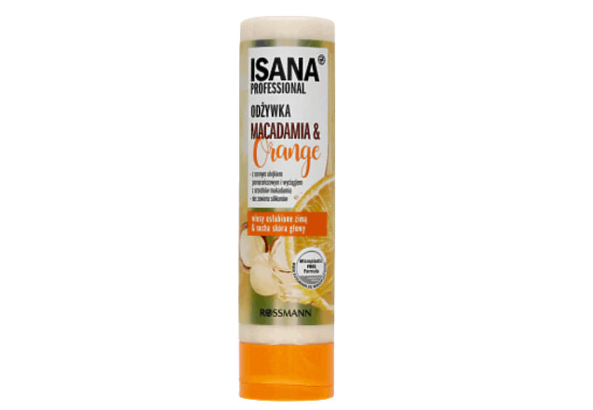 Isana, odżywka Macadamia i Pomarańcza