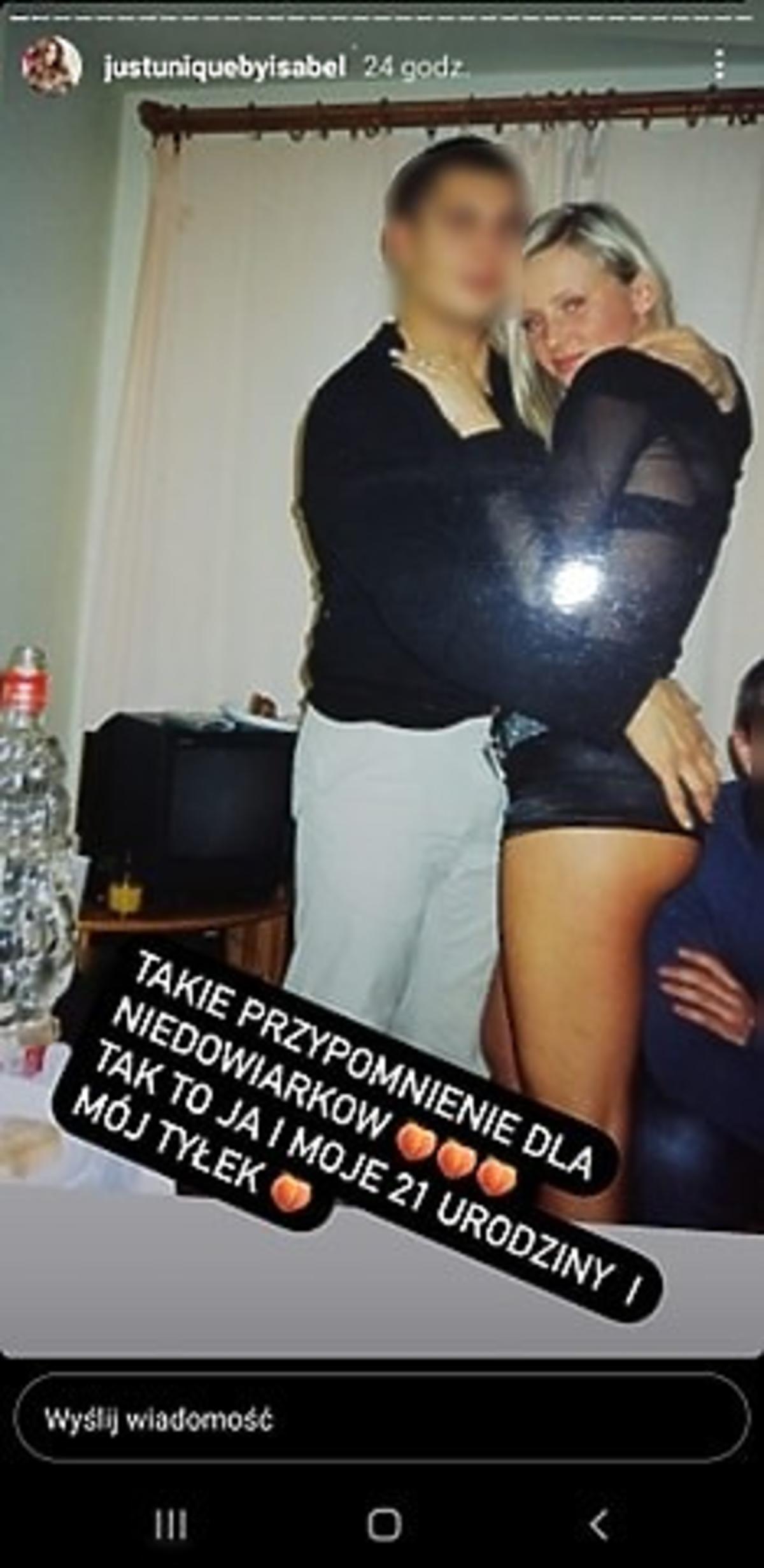 Iza Macudzińska  pokazała zdjęcie z młodości