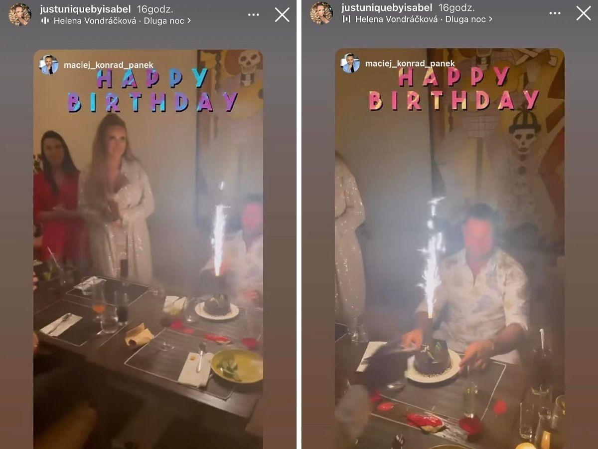Izabela Macudzińska świętuje urodziny męża