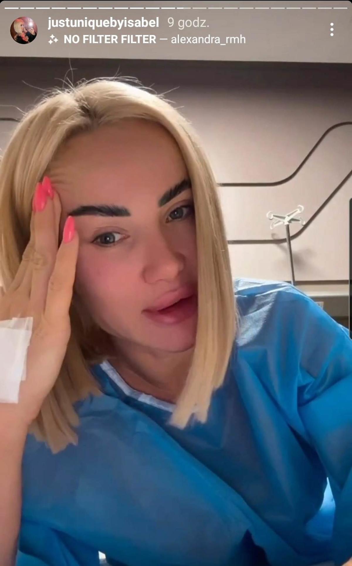 Izabela Macudzińska w tureckiej klinice operuje sobie twarz
