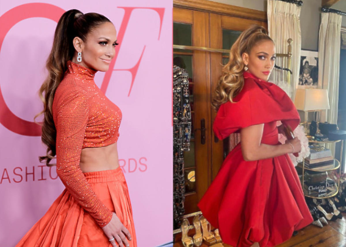 Jennifer Lopez - modna fryzura