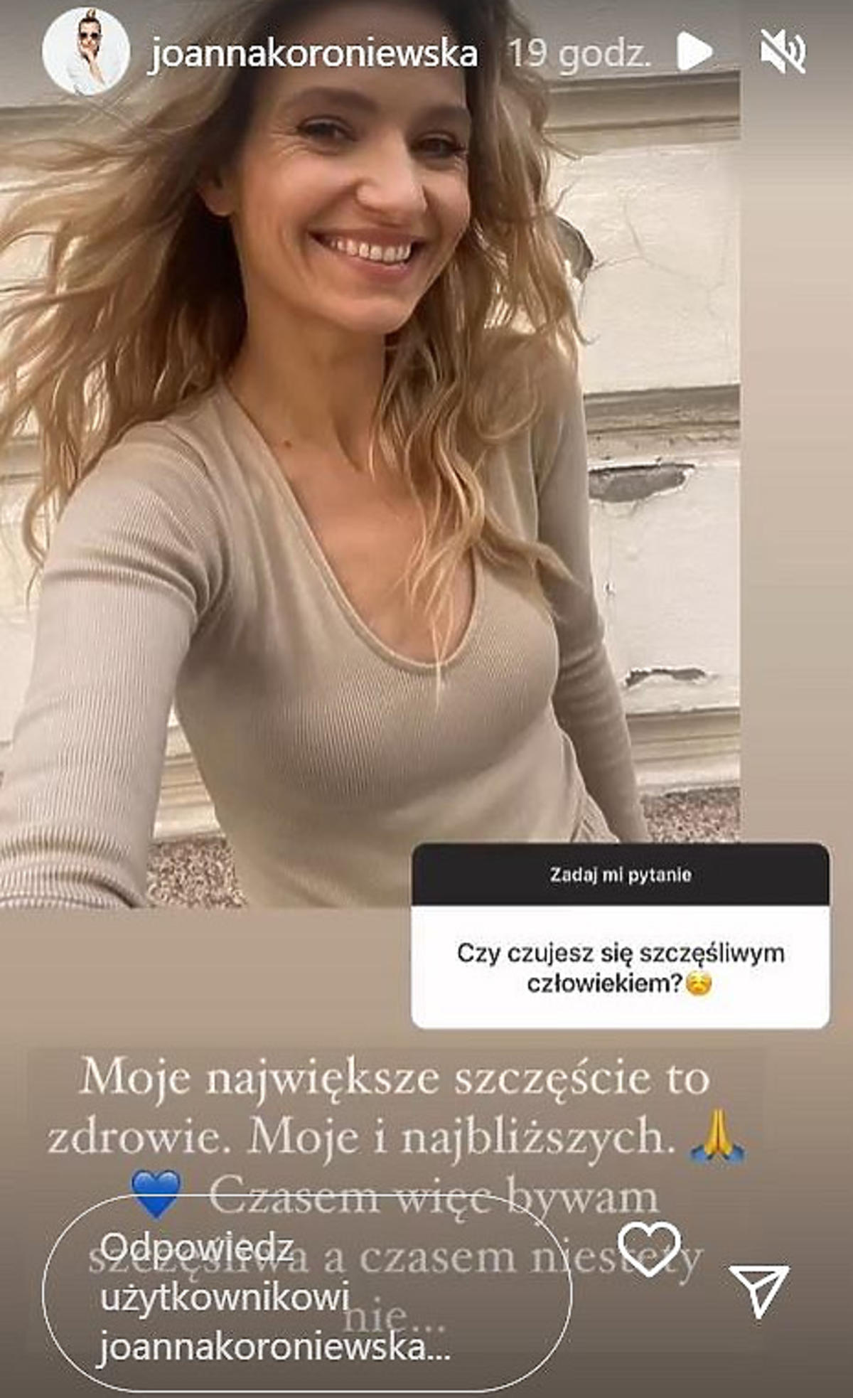 Joanna Koroniewska nie zignorowała zaczepki internauty