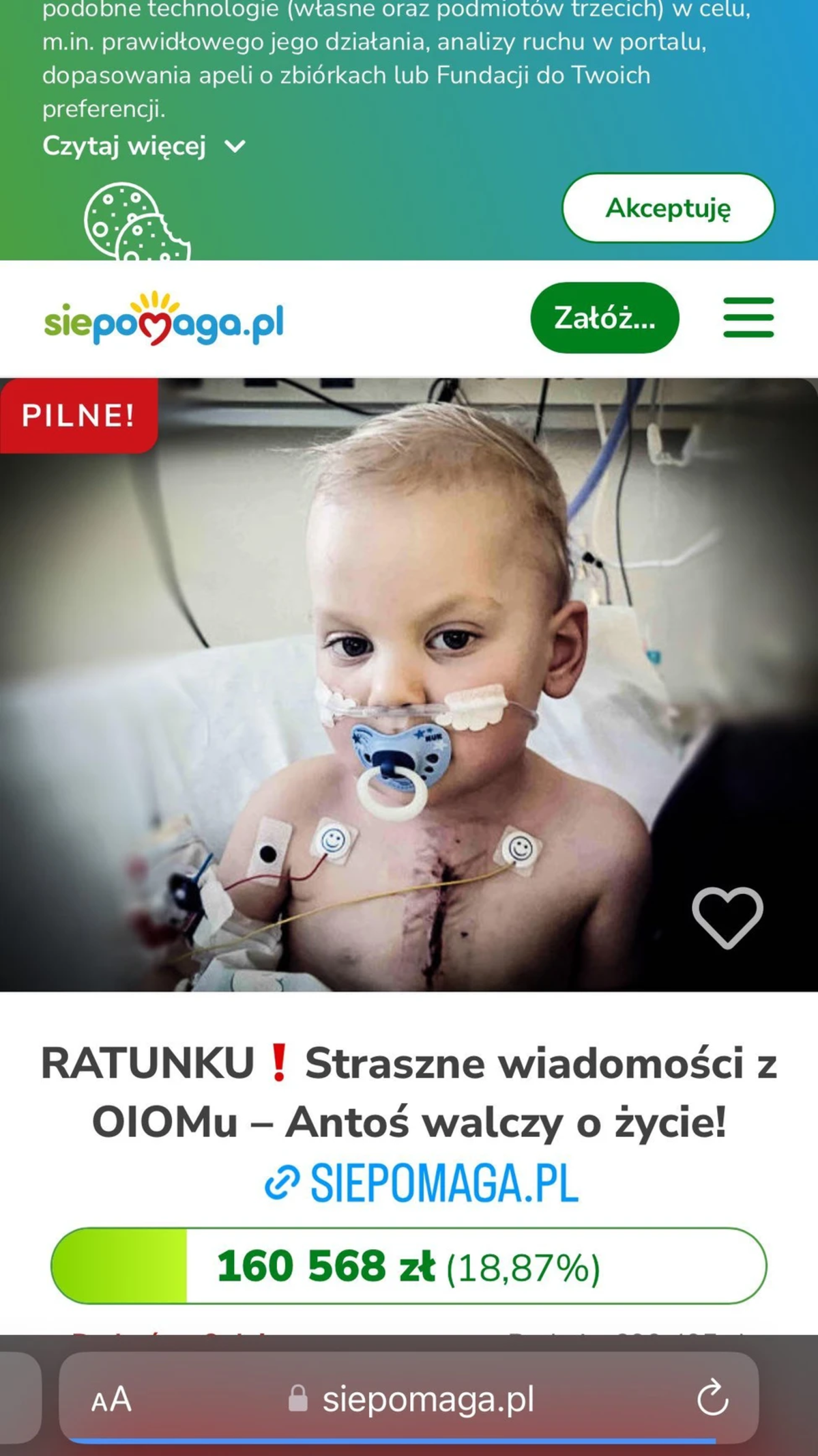 Joanna Opozda apeluje o pomoc dla dziecka