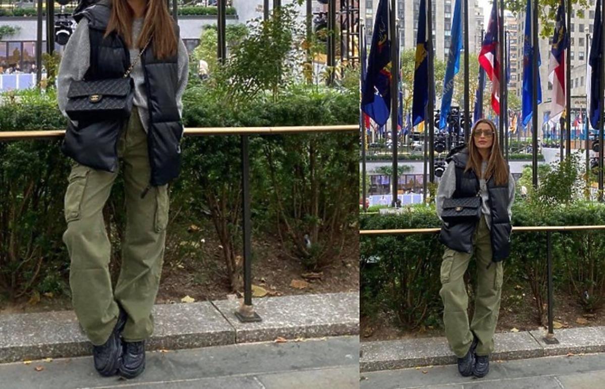 Julia Wieniawa nosi najmodniejszy model spodni 