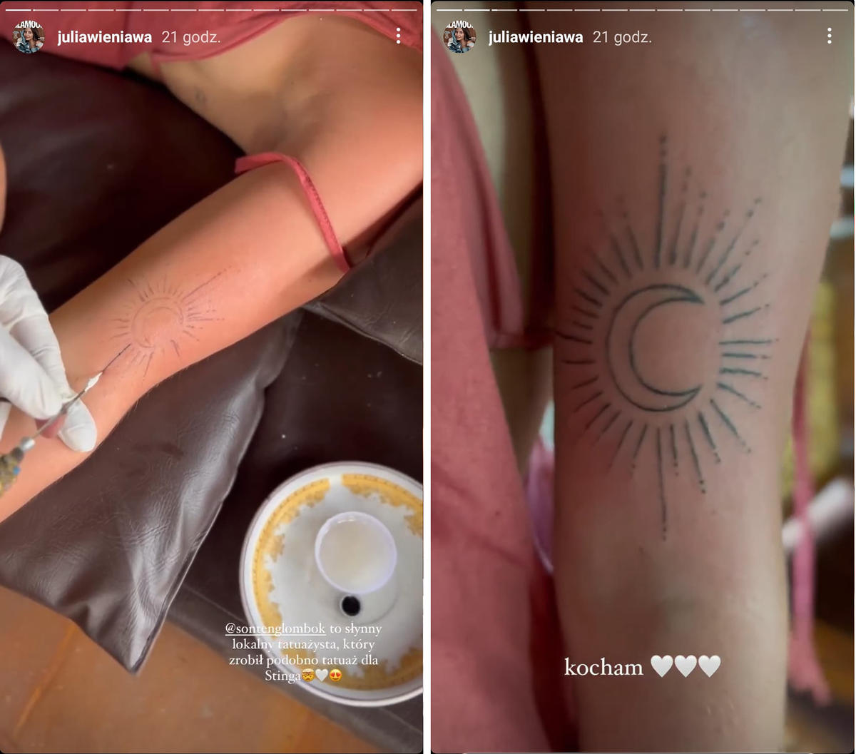 Julia Wieniawa zrobiła sobie na Bali dwa tradycyjne tatuaże. Wiemy, co oznaczają