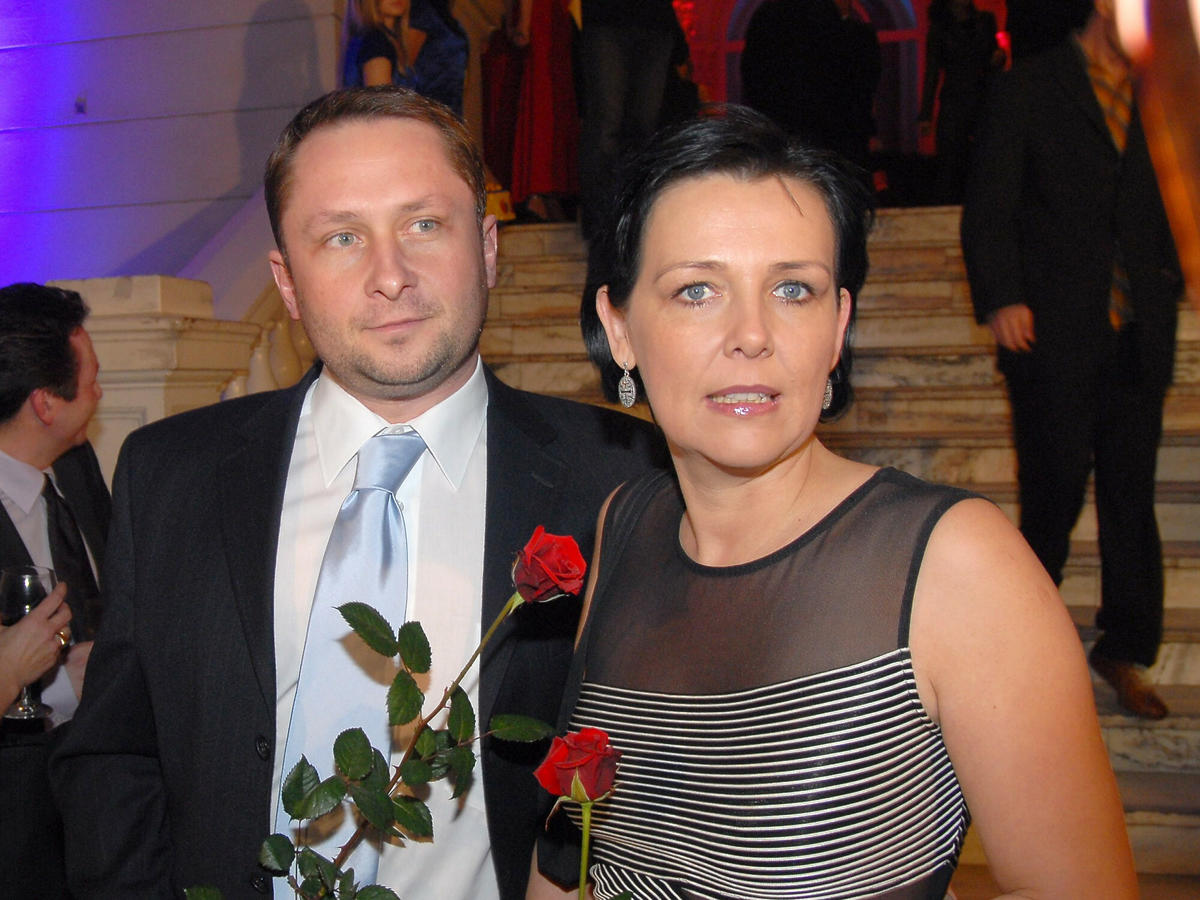 Kamil Durczok z żoną
