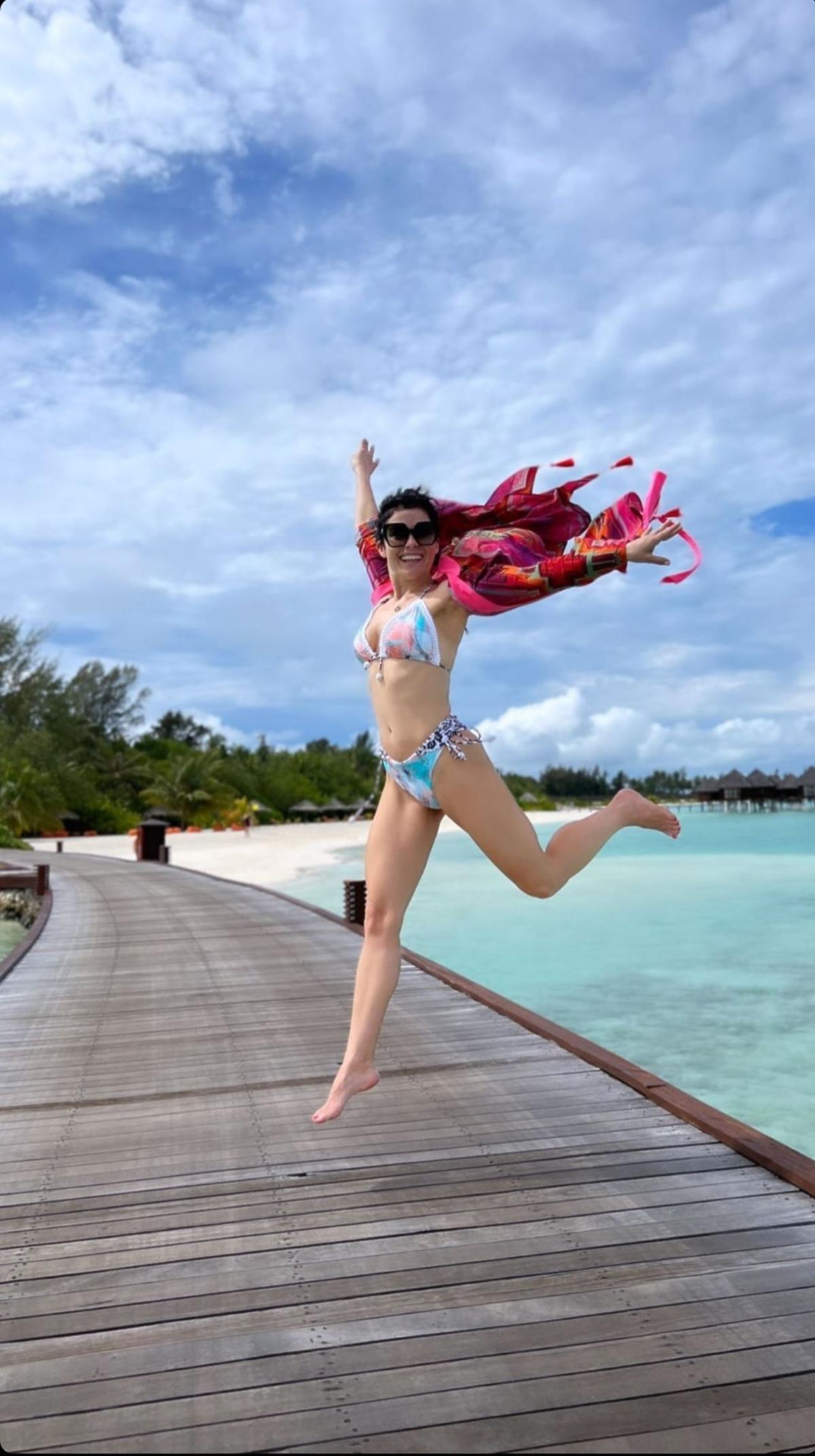 Kasia Cichopek w skąpym bikini na Malediwach
