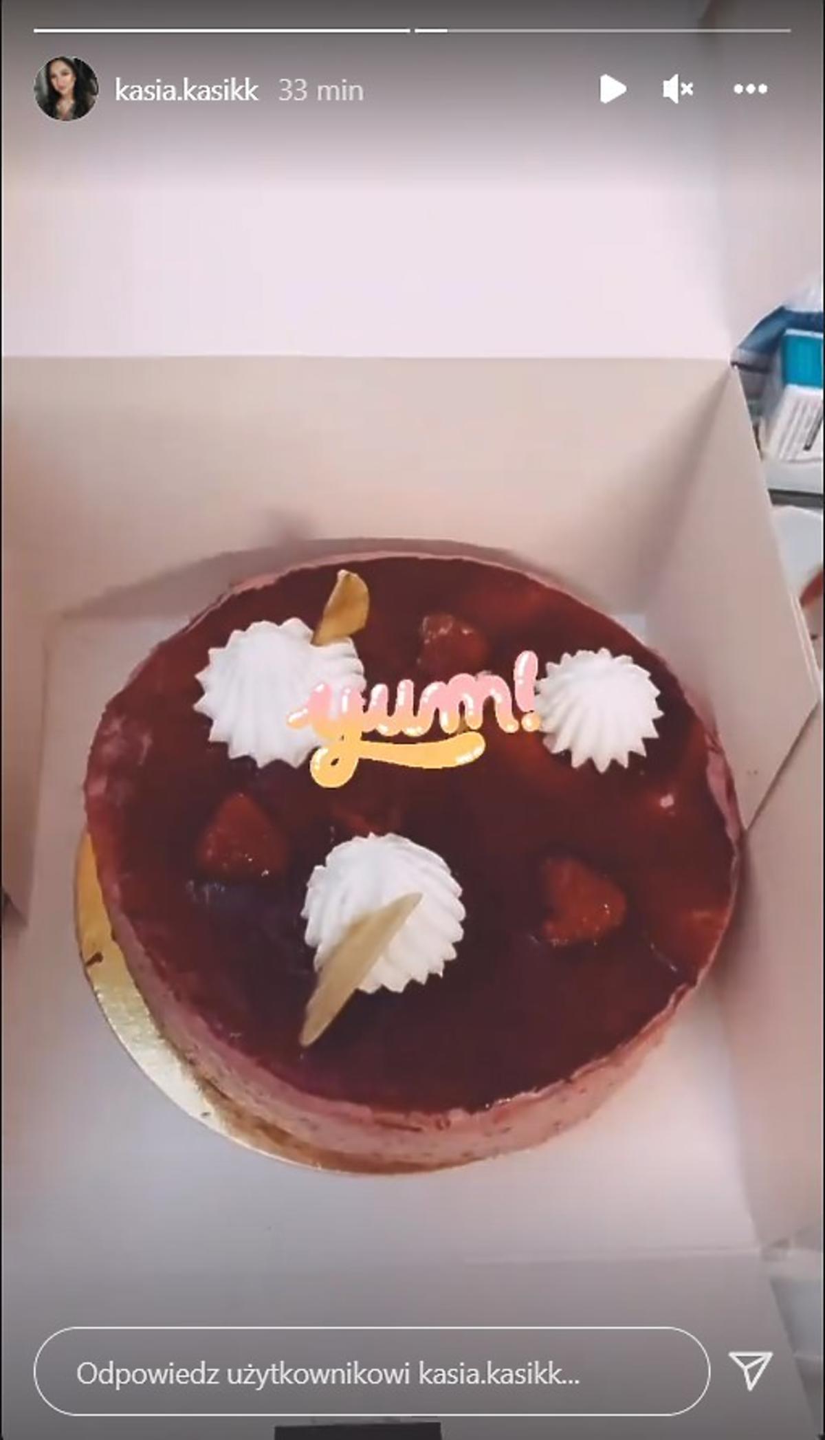Kasia ze Ślubu od pierwszego wejrzenia pokazała tort urodzinowy
