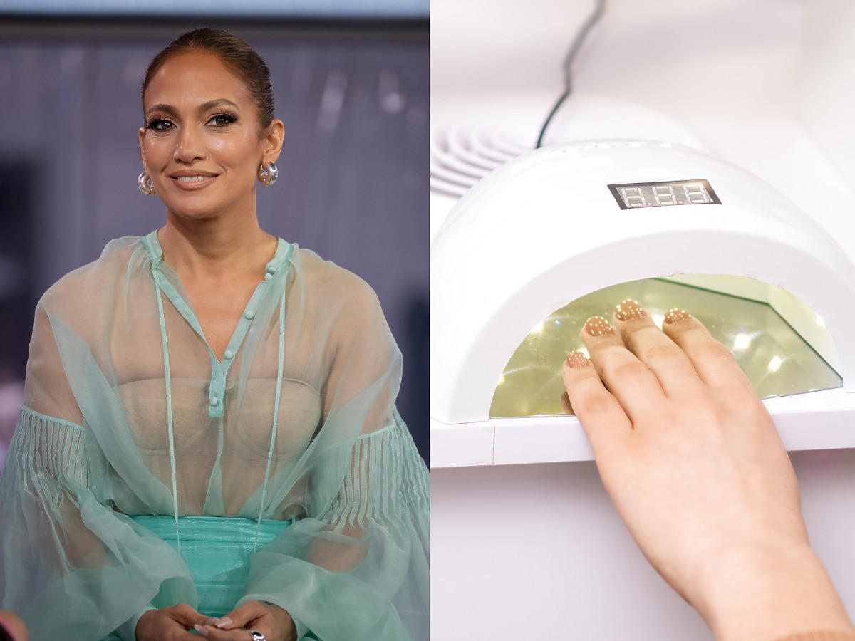 kaszmirowe paznokcie na jesień - Jennifer Lopez
