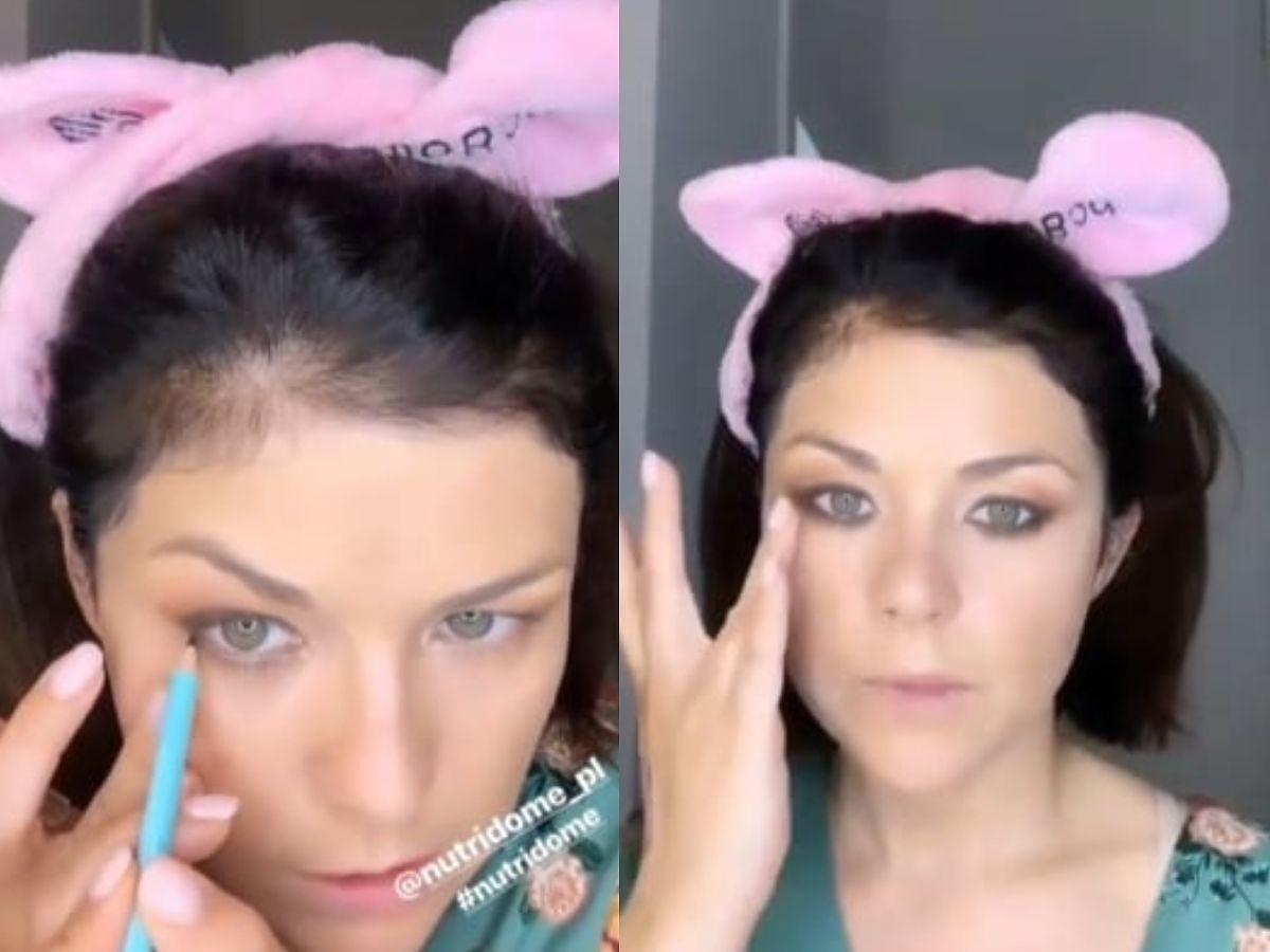 Katarzyna Cichopek używa bardzo trwałej kredki do oczu