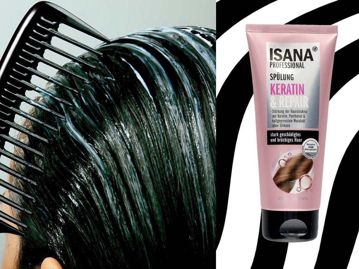 Keratynowa odżywka do włosów Regeneracja i Wzmocnienie od Isana 
