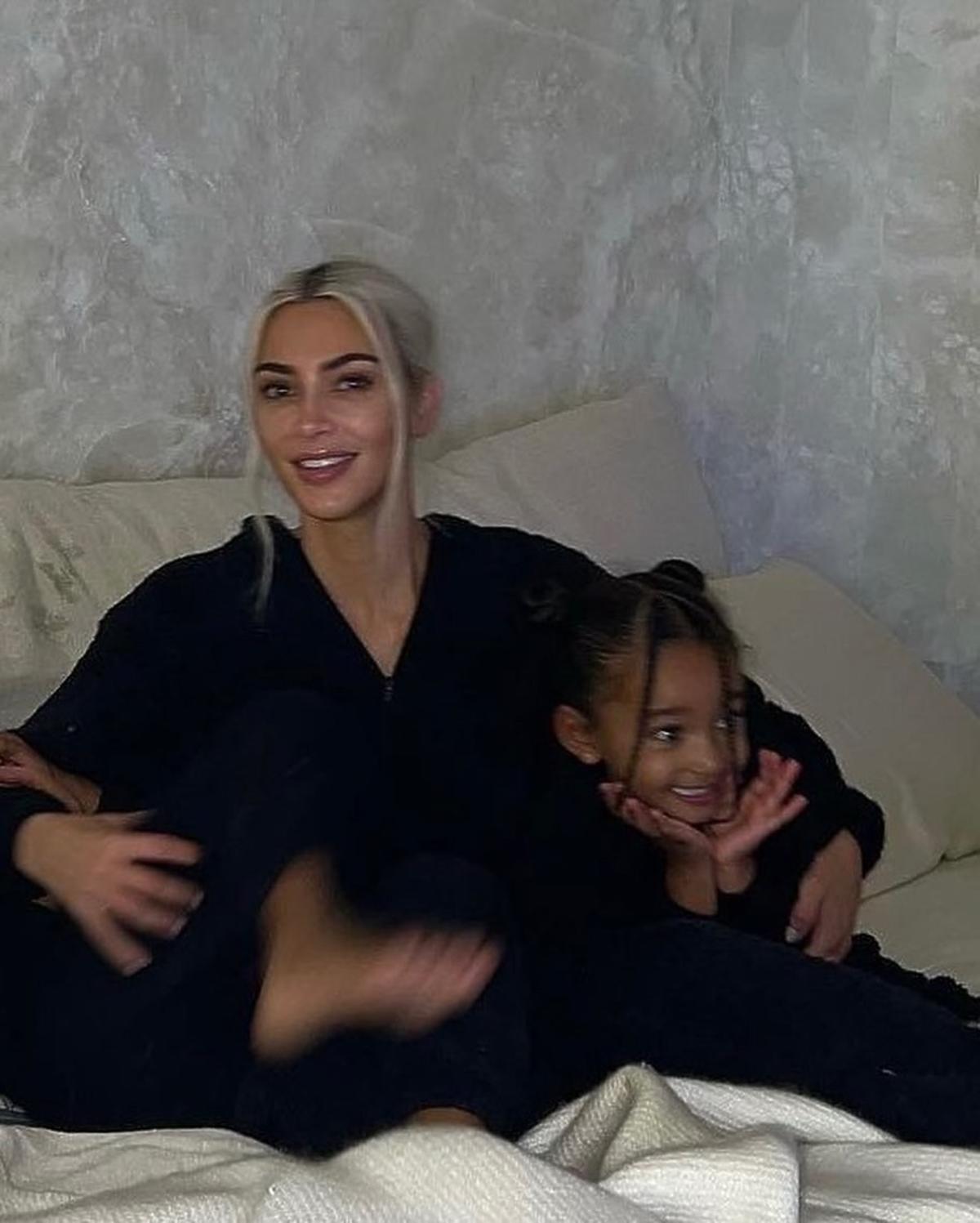 Kim Kardashian z najmłodszą córką, Chicago West
