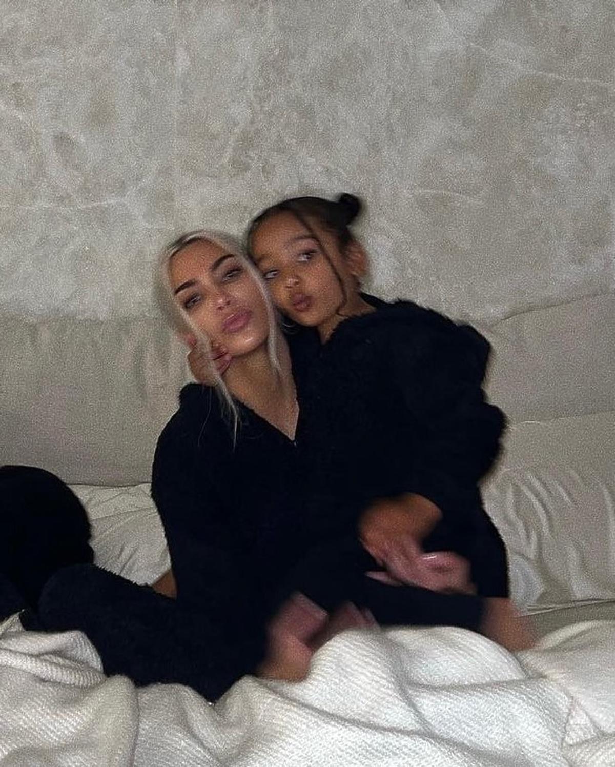 Kim Kardashian z najmłodszą córką, Chicago West