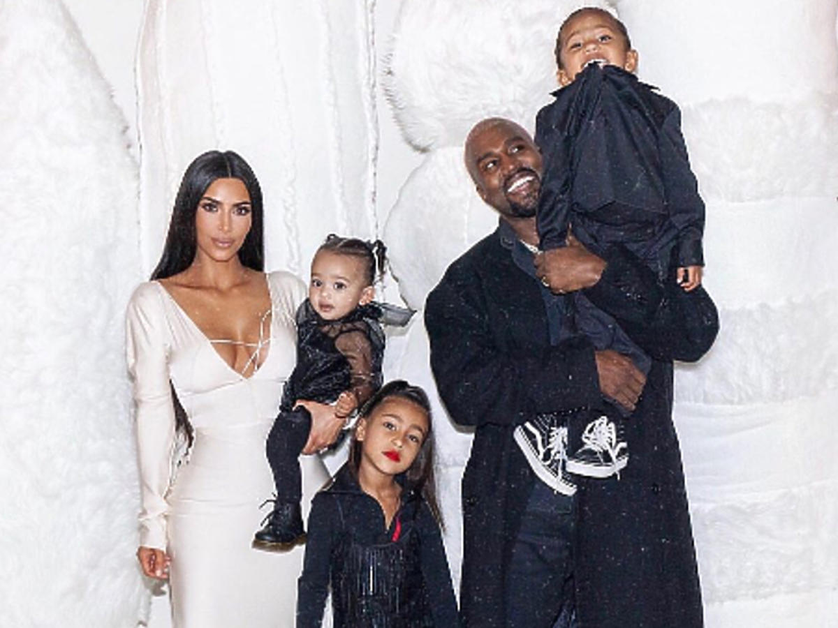 Kim Kardashian z rodziną