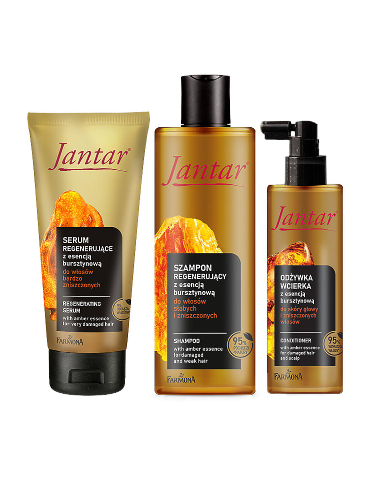 Kosmetyki do włosów Jantar