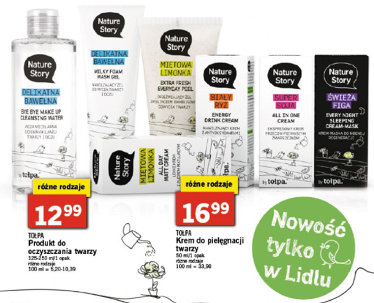 kosmetyki tołpa w Lidlu