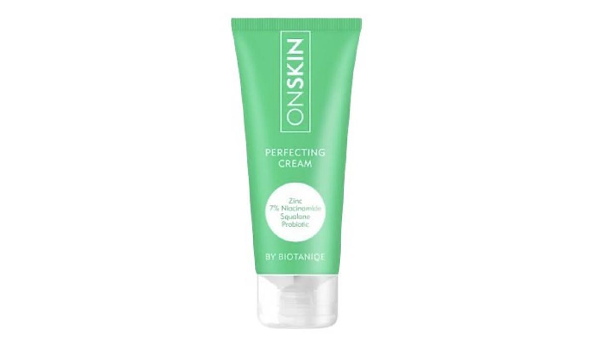 Krem do twarzy z probiotykami przeciwniedoskonałościom, Perfecting Cream od  Biotaniqe, OnSkin 