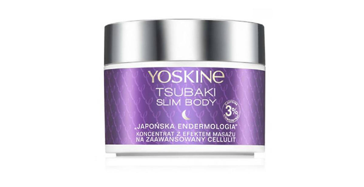 krem na cellulit Yoskine, Tsubaki Slim Body, Koncentrat z efektem masażu na zaawansowany cellulit `Japońska Endermologia`