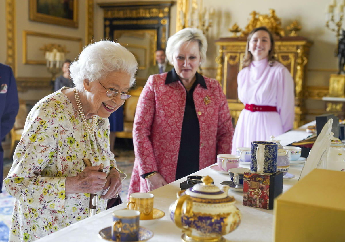 Królowa Elżbieta II spotkała się z dziennikarzami