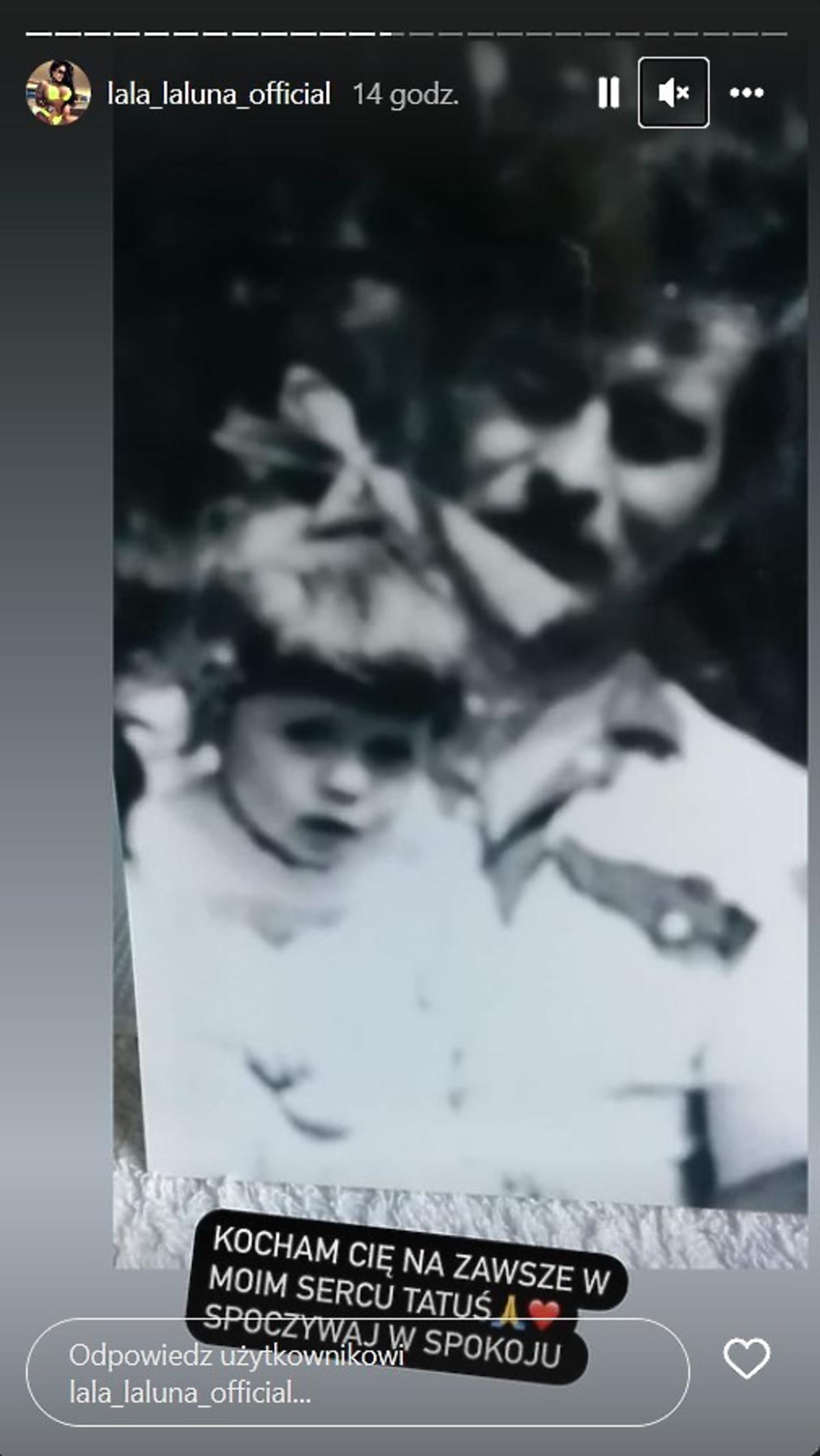 Królowe życia: Laluna pokazała zdjęcie z tatą