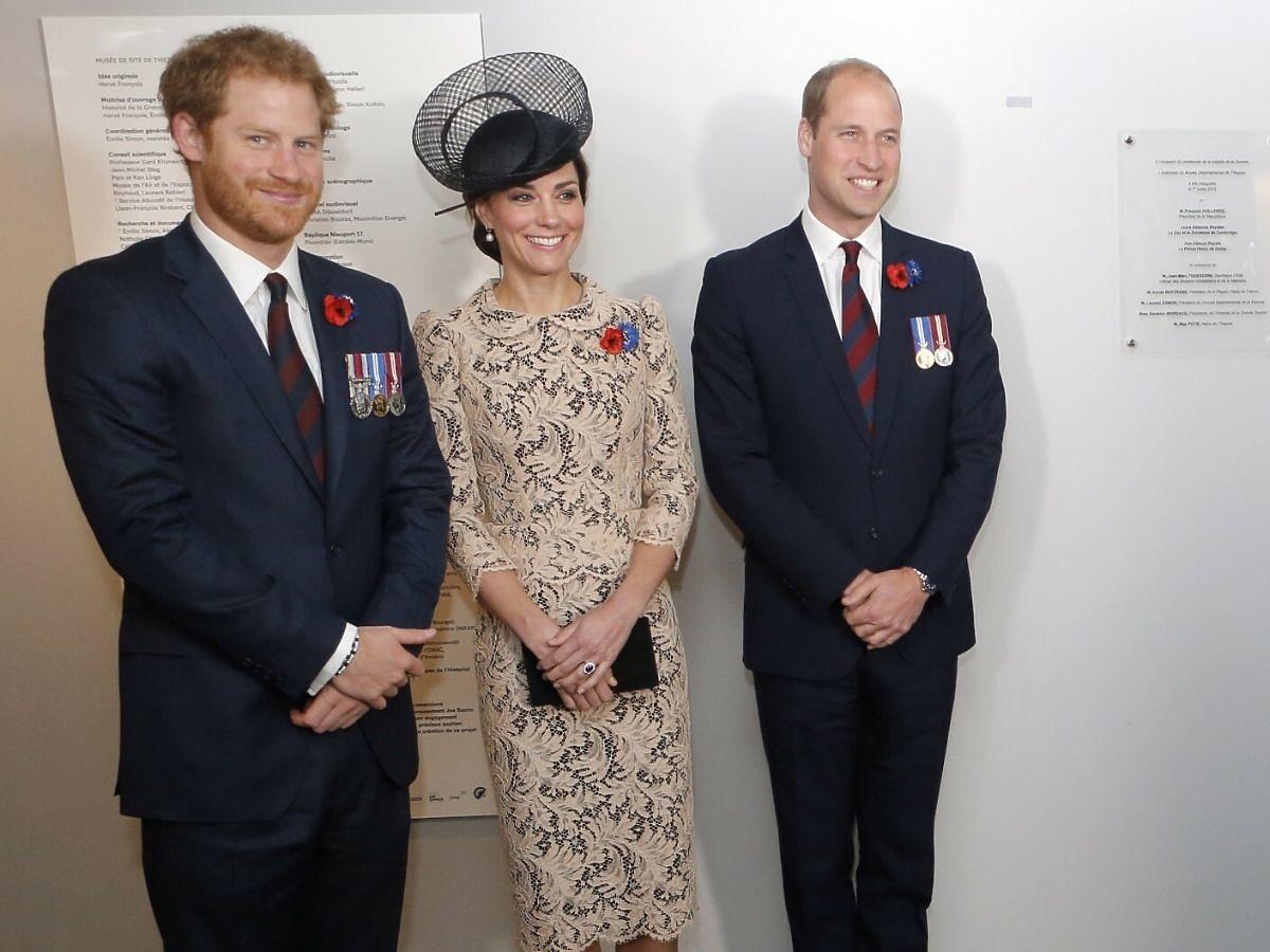 Książe Harry, Księżna Kate i książę William