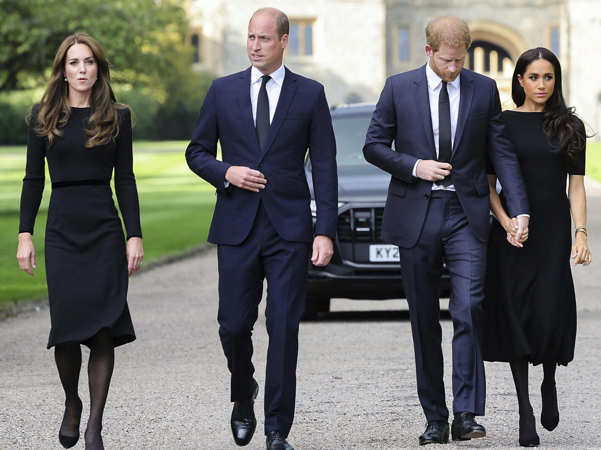 Książę Harry, Meghan Markle, księżna Kate i książę William